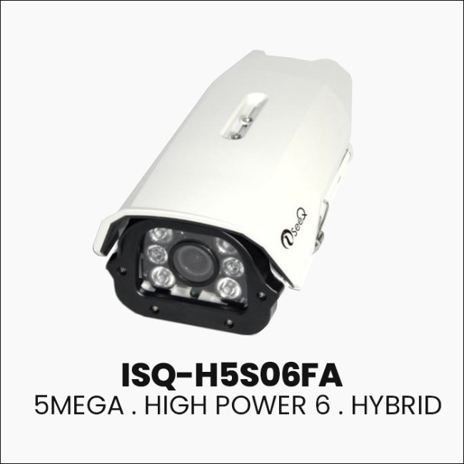 [국산] 유선 500만화소 하이퍼 LED×6 3.7mm 고정 렌즈 실외 카메라